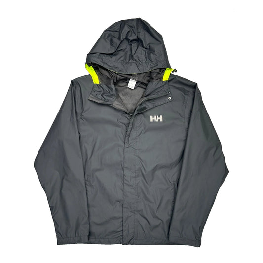 Helly Hansen Waterproof Jacket - Large Grey Polyester