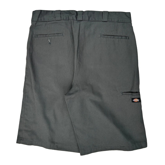 Dickies Chino Shorts - 36W 11L Grey Polyester Blend