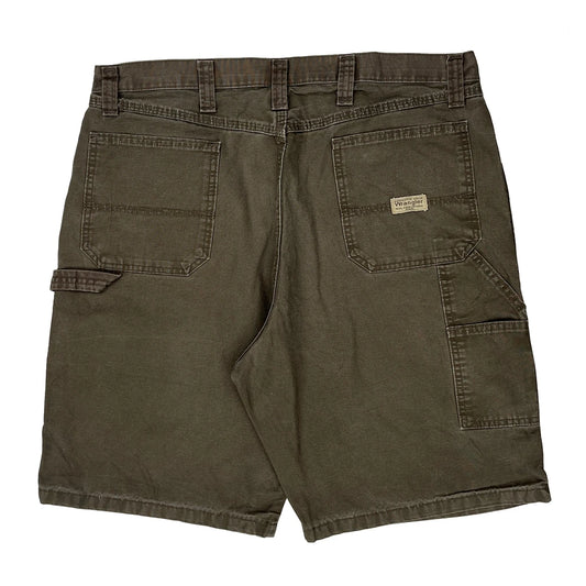 Wrangler Carpenter Shorts - 38W 10L Brown Cotton