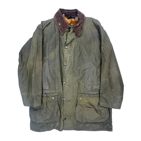 Barbour Wax Jacket - 2XL Green Cotton