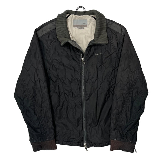 Nike Bomber Jacket - Medium Black Polyester