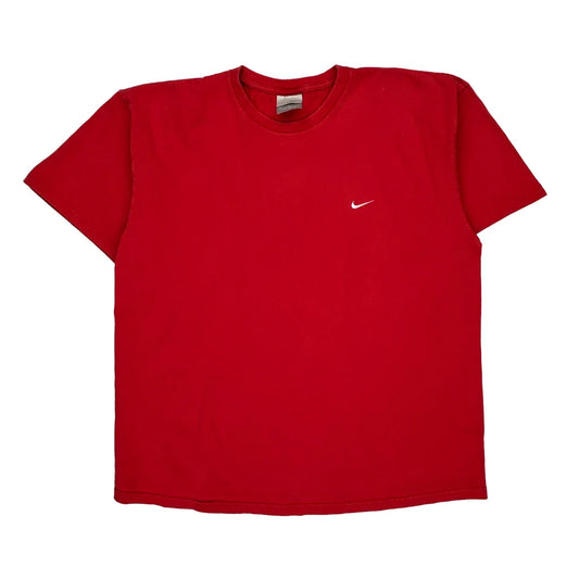 Vintage Nike T-Shirt - XL Red Cotton