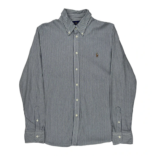 Ralph Lauren Striped Shirt - XL Blue Cotton