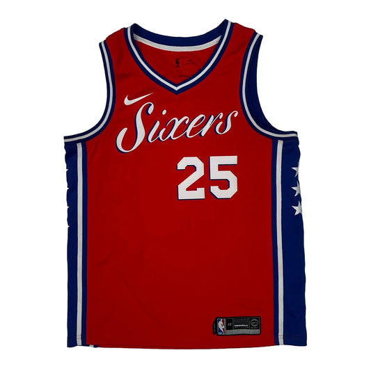 Sixers Nike Simmons Jersey - Large Red Polyester