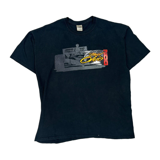 Gildan Single Stitch T-Shirt - XL Black Cotton