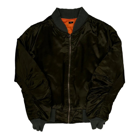 Unbranded Ma1 Bomber Jacket - Small Black Polyester