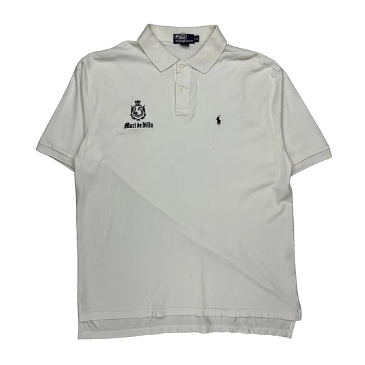 Polo By Ralph Lauren Polo Shirt - 2XL White Cotton
