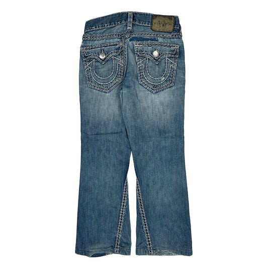 Vintage True Religion Boot Cut Jeans - 32W 30L Blue Cotton
