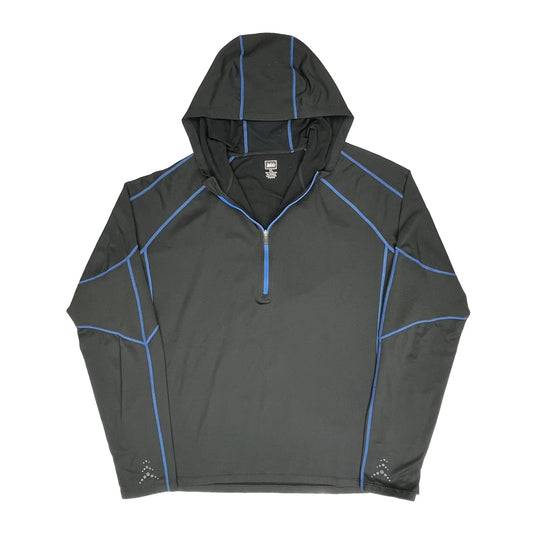 Rei Contrast Stitch Hoodie - XL Black Polyester