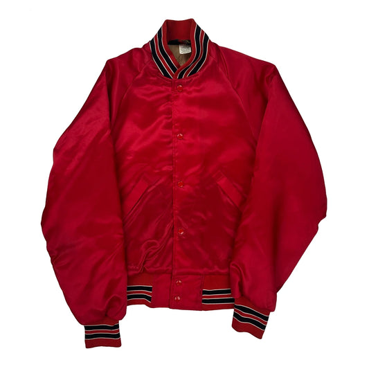 Ace Of Diamonds Dunbrooke Graphic Varsity Jacket - XS Red Polyester