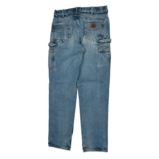 Carhartt Carpenter Jeans - 34W 30L Light Wash Cotton