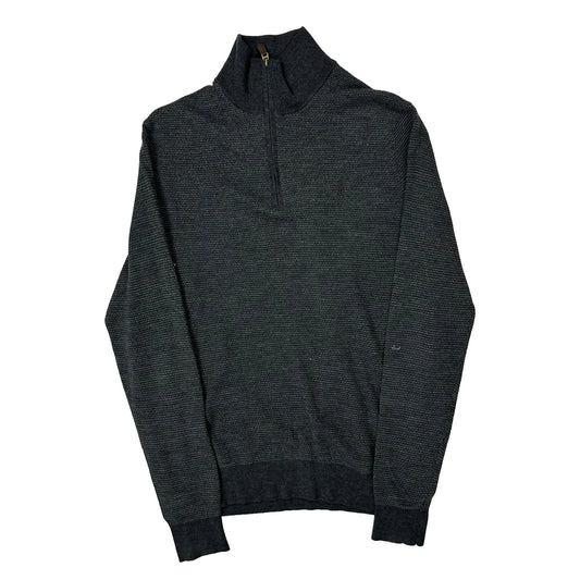 Polo By Ralph Lauren 1/4 Zip - Medium Grey Merino Wool