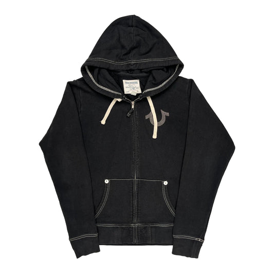 True Religion Hoodie - Medium Black Cotton