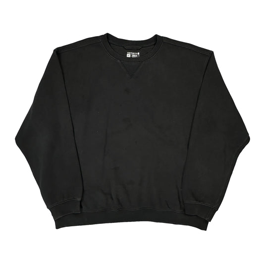 Carhartt Sweatshirt - 2XL Black Cotton