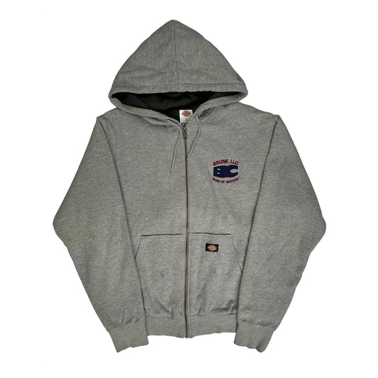 Dickies Hoodie - Large Grey Cotton Blend