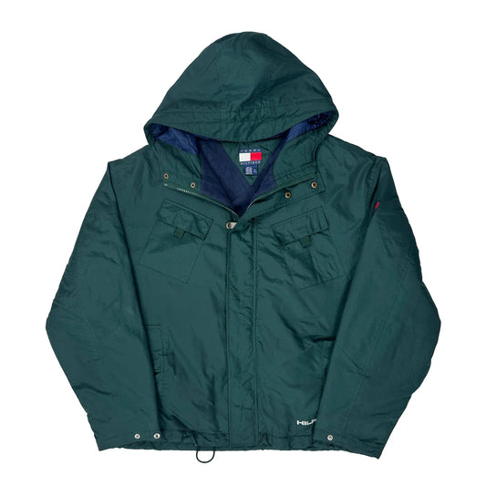 Tommy Hilfiger Jacket - XL Green Nylon