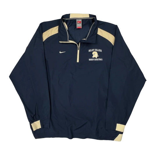 Beloit College Women'S Basketball Nike College Windbreaker - XL Navy Polyester