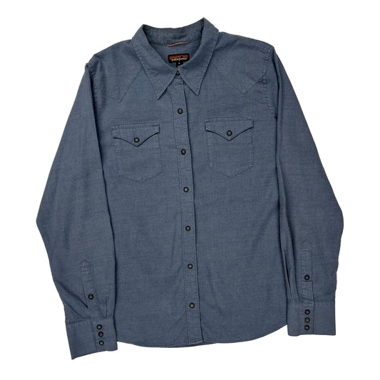 Patagonia Shirt - XL Blue Cotton