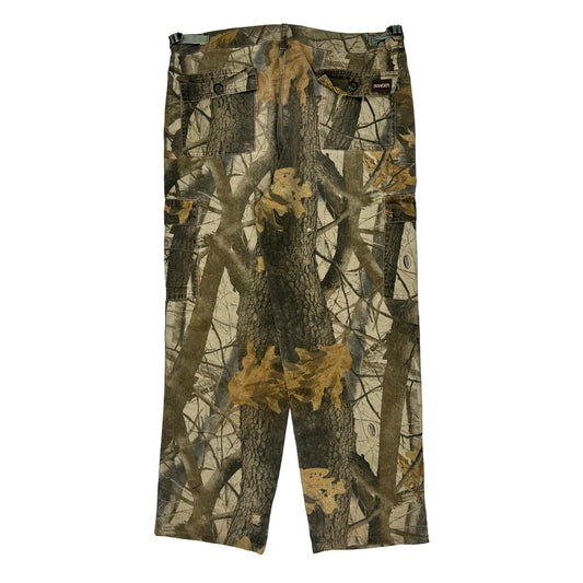 Unbranded Camo Cargo Trousers - 34W 29L Green Cotton