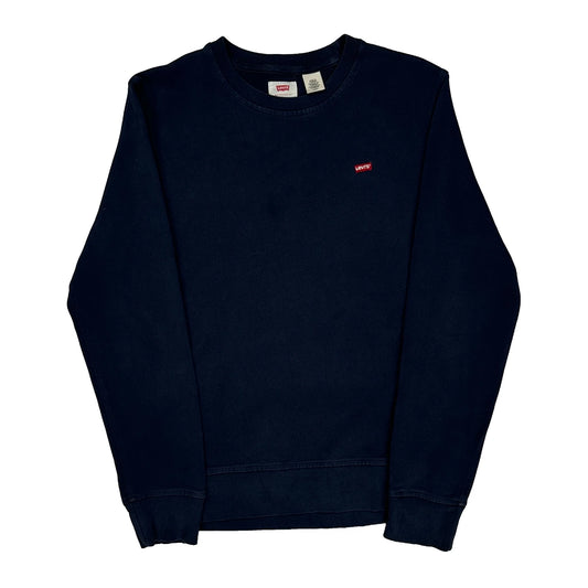 Levis Sweatshirt - Small Navy Cotton