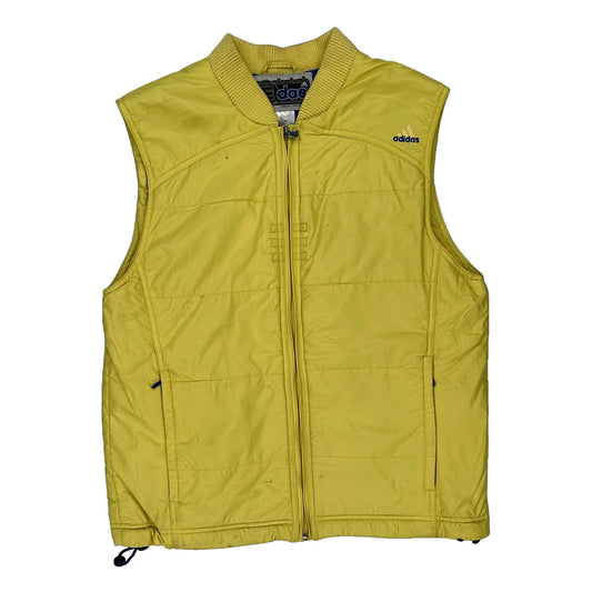 Adidas Gilet - Small Yellow Polyester