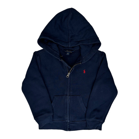 Age 4-5 Polo By Ralph Lauren Hoodie - Small Navy Cotton Blend