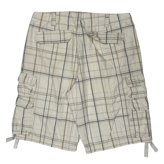 Lee Cargo Shorts - 37W 12L Cream Cotton