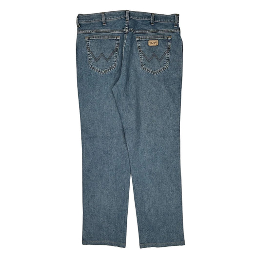 Wrangler Jeans - 36W 34L Blue Cotton