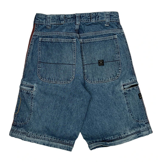 Route 66 Cargo Denim Shorts - 26W US 4 Blue Denim