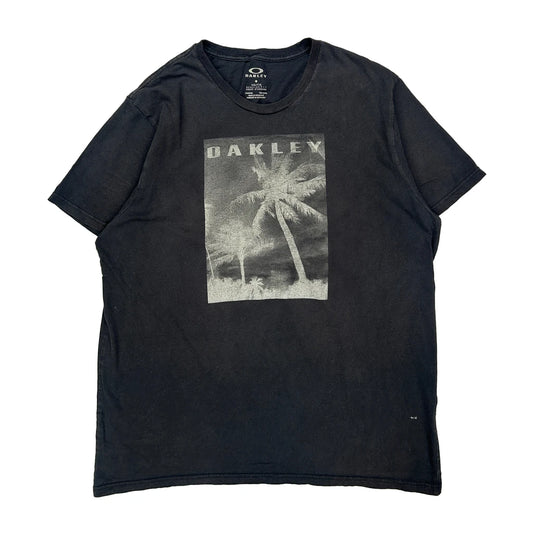 Oakley Graphic T-Shirt - 2XL Black Cotton