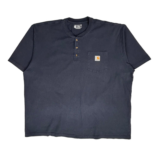 Carhartt T-Shirt - 2XL Navy Cotton