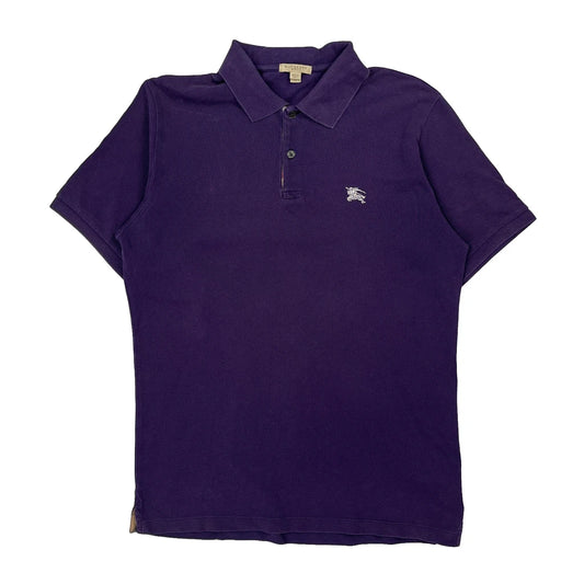 Burberry Brit Polo Shirt - Medium Purple Cotton