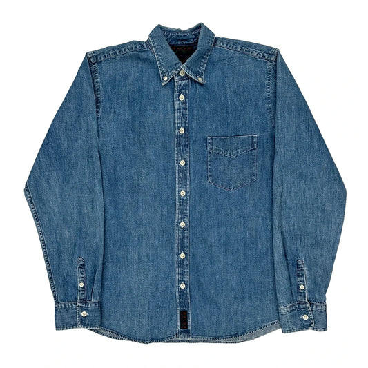 Ralph Lauren Denim Shirt - Large Blue Cotton