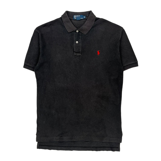 Polo By Ralph Lauren Polo Shirt - Medium Black Cotton