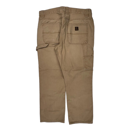 Unbranded Carpenter Pants - 36W 29L Beige Cotton