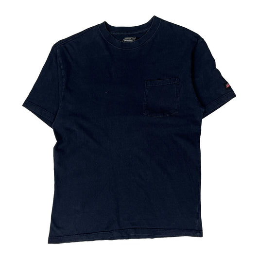 Dickies T-Shirt - Large Navy Cotton