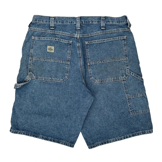 Lee Carpenter Shorts - 38W 11L Blue Cotton