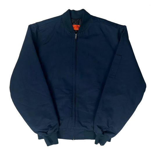 Red Kap Bomber Jacket - Medium Navy Polyester