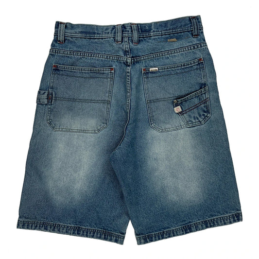 Classic Products Brooklyn Xpress Denim Shorts - 34W 11L Blue Cotton