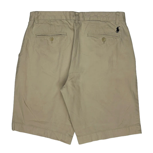 Polo By Ralph Lauren Chino Shorts - 31W 9L Beige Cotton