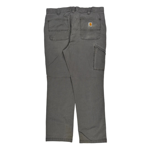 Carhartt Carpenter Trousers - 34W 34L Grey Cotton