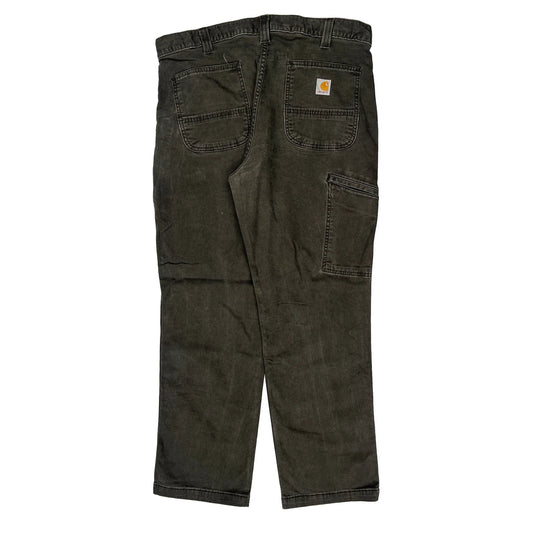 Vintage Carhartt Carpenter Trousers - 36W 30L Grey Cotton