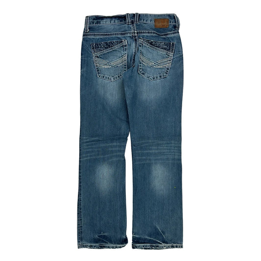 Bke Contrast Stitch Jeans - 32W 31L Blue Denim