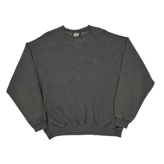 Champion Sweatshirt - Large Gray Cotton Blend