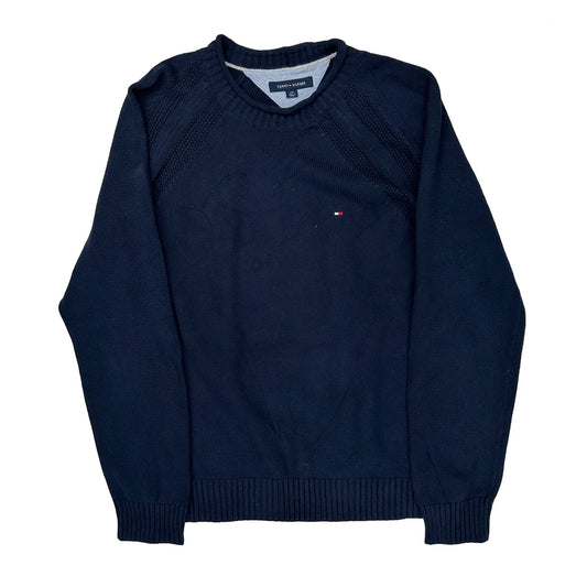 Tommy Hilfiger Sweater - Large Navy Cotton
