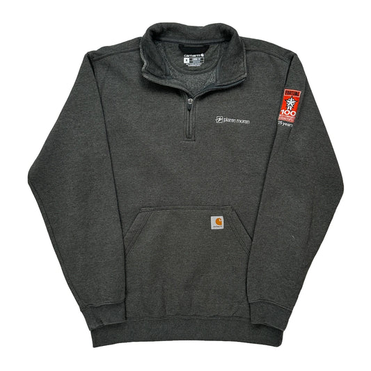 25 Years Carhartt 1/4 Zip - Medium Grey Cotton Blend