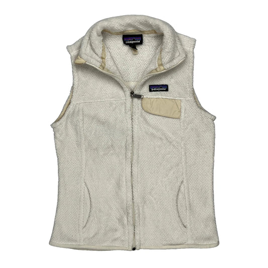 Patagonia Gilet - Small Cream Polyester