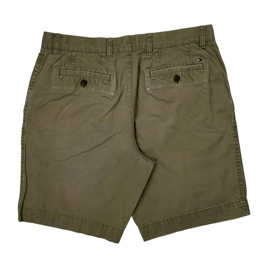 Tommy Hilfiger Chino Shorts - 34W 10L Khaki Cotton
