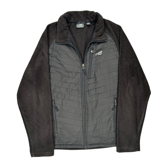 New Balance Fleece Jacket - Medium Black Polyester