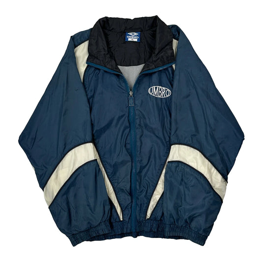 Youth Umbro Windbreaker - Large Blue Polyester
